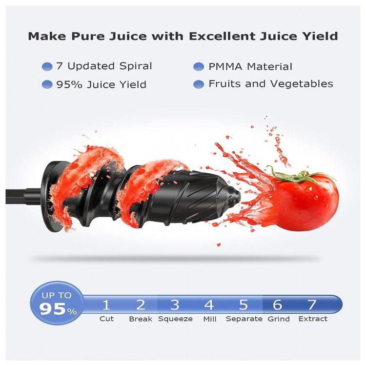 Bonsenkitchen-Centrifuga-de-Frutas-com-2-Velocidades-Aco-foto-2