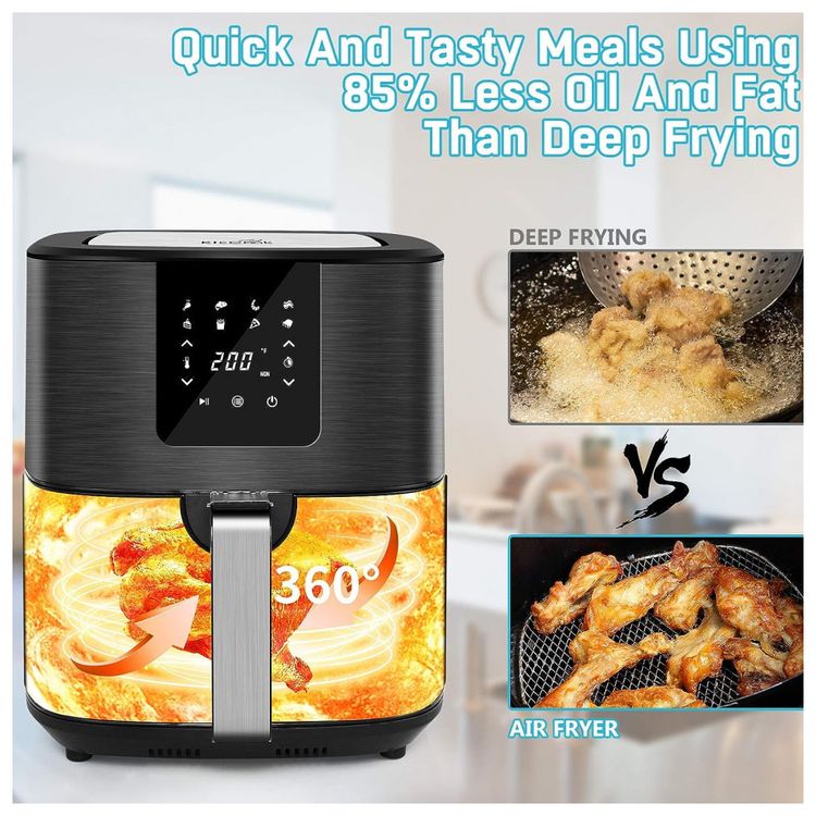 KitCook-Large-Air-Fryer-6.8QT-1500W-Electric-Digital-foto-2