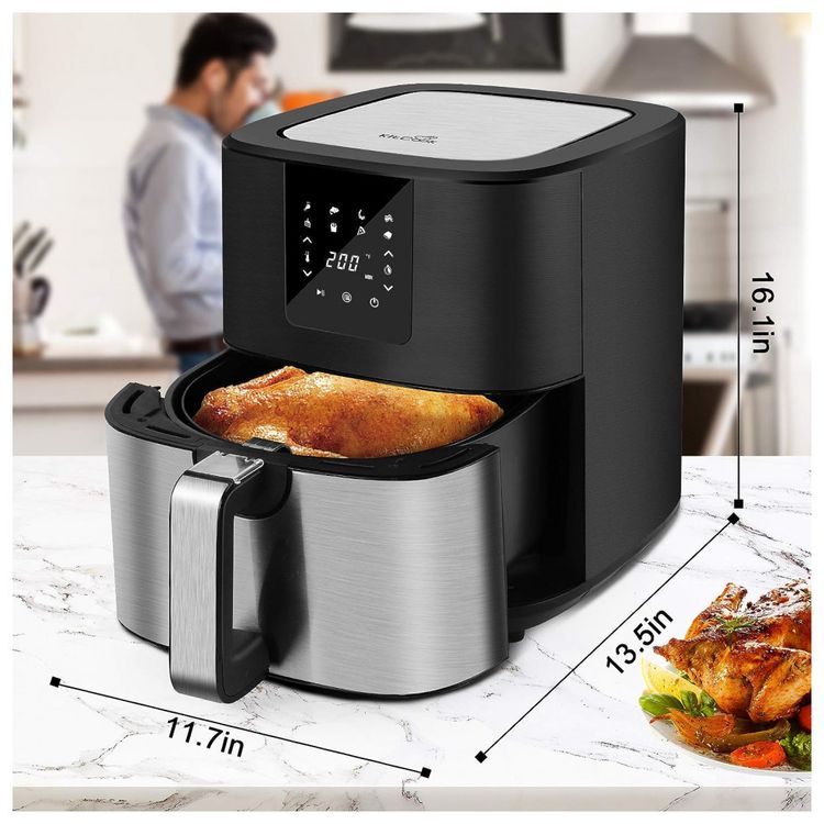 KitCook-Large-Air-Fryer-6.8QT-1500W-Electric-Digital-foto-4