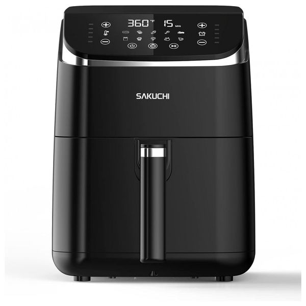 Sakuchi-Fritadeira-Eletrica-AirFryer-com-10-Funcoes-5.8L-de-foto-0