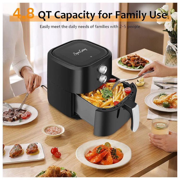 Sync-Living-SL-AF19005-1-Fritadeira-Eletrica-AirFryer-1L-de-foto-2