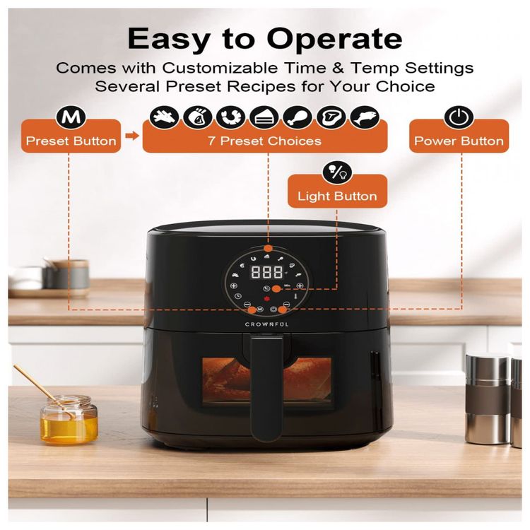Fritadeira-Eletrica-AirFryer-com-7-Funcoes-5L-de-Capacidade-foto-2