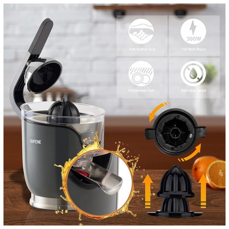 Juicer-Machine-Centrifuga-de-Frutas-com-3-Velocidades-Aco-foto-2