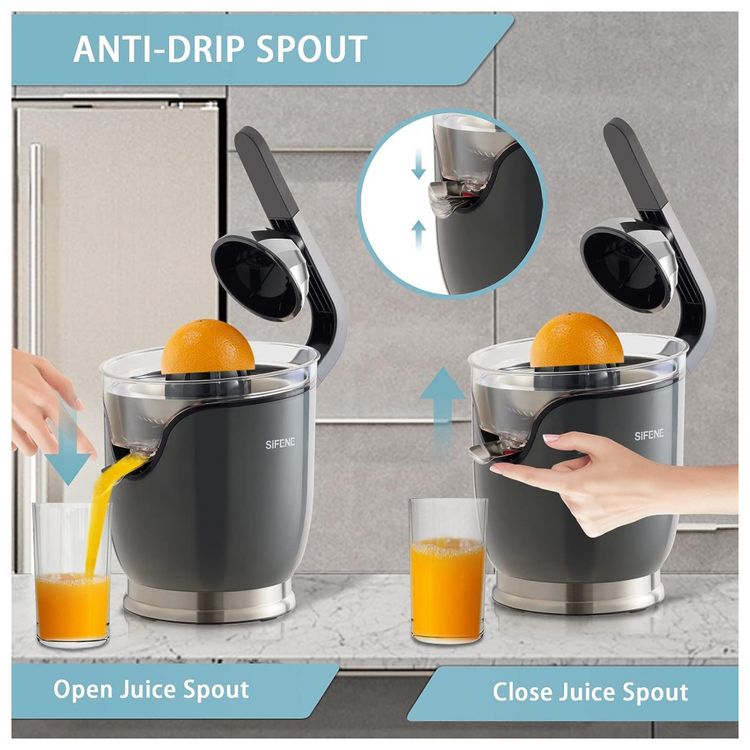 Juicer-Machine-Centrifuga-de-Frutas-com-3-Velocidades-Aco-foto-4