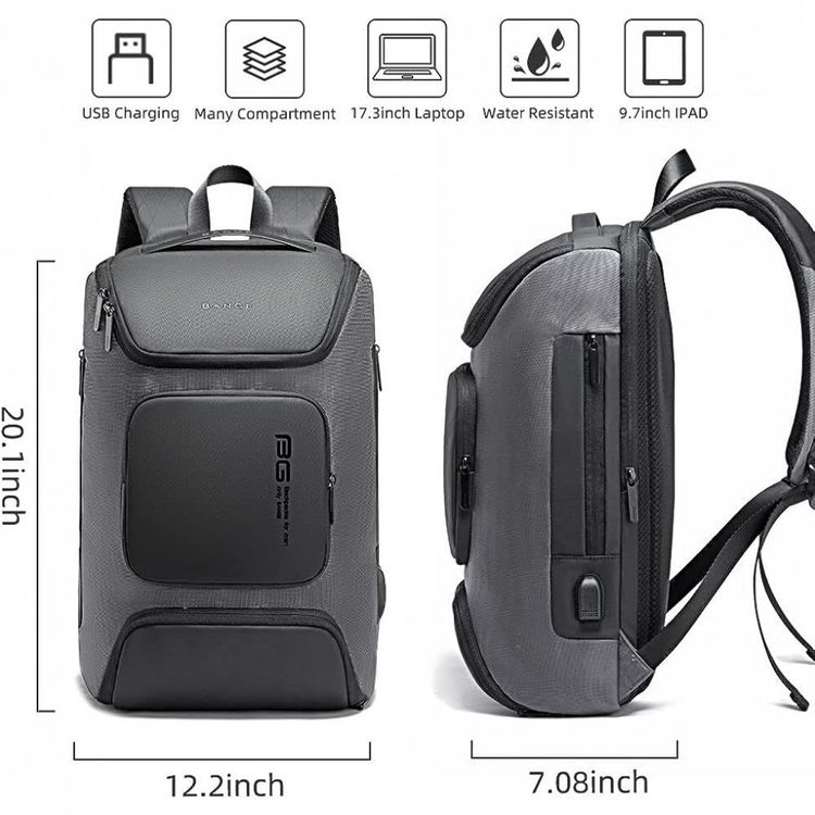 Mochila-para-Laptop-com-Porta-Carregador-USB-BANGE-Preto-foto-1