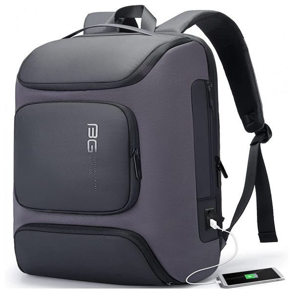 Mochila-para-Laptop-com-Porta-Carregador-USB-BANGE-Cinza-foto-0