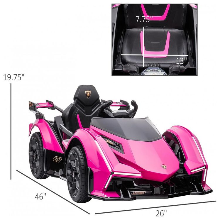 Aosom-Carro-Eletrico-Lamborghini-12V-Recarregavel-para-foto-2