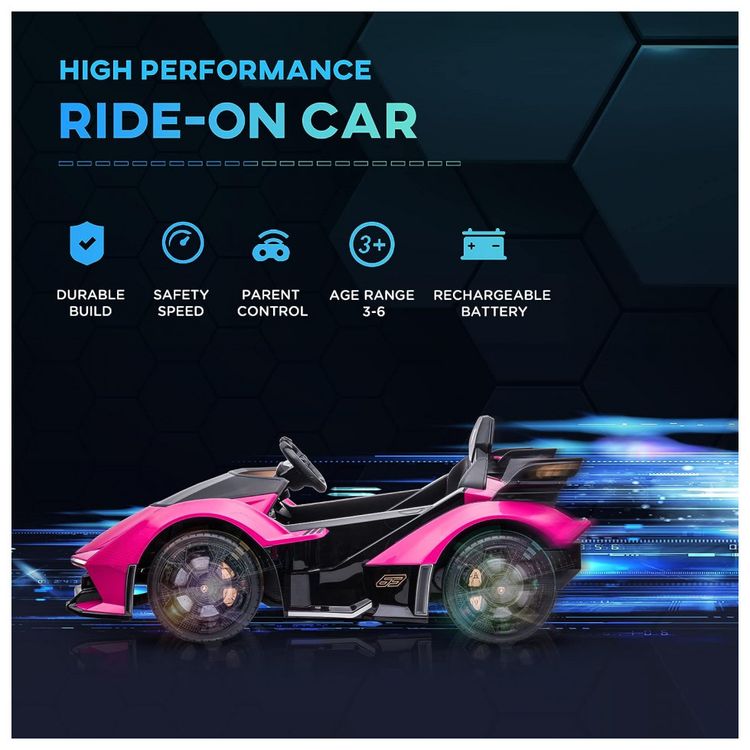 Aosom-Carro-Eletrico-Lamborghini-12V-Recarregavel-para-foto-3
