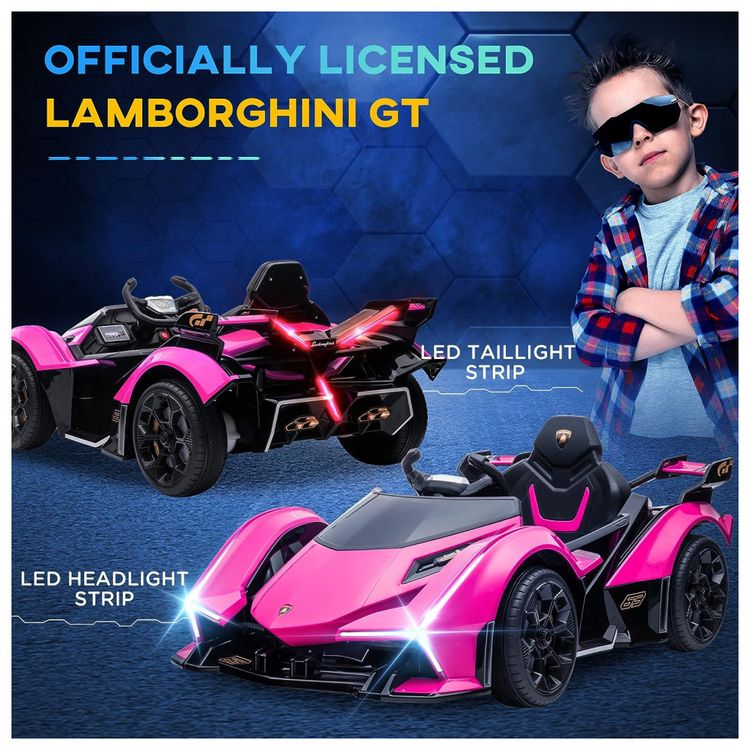 Aosom-Carro-Eletrico-Lamborghini-12V-Recarregavel-para-foto-5
