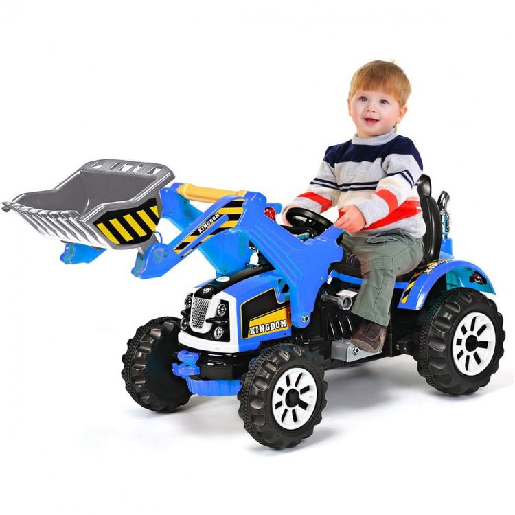 Costzon-Carro-Escavadeira-Eletrica-12V-Recarregavel-para-foto-5