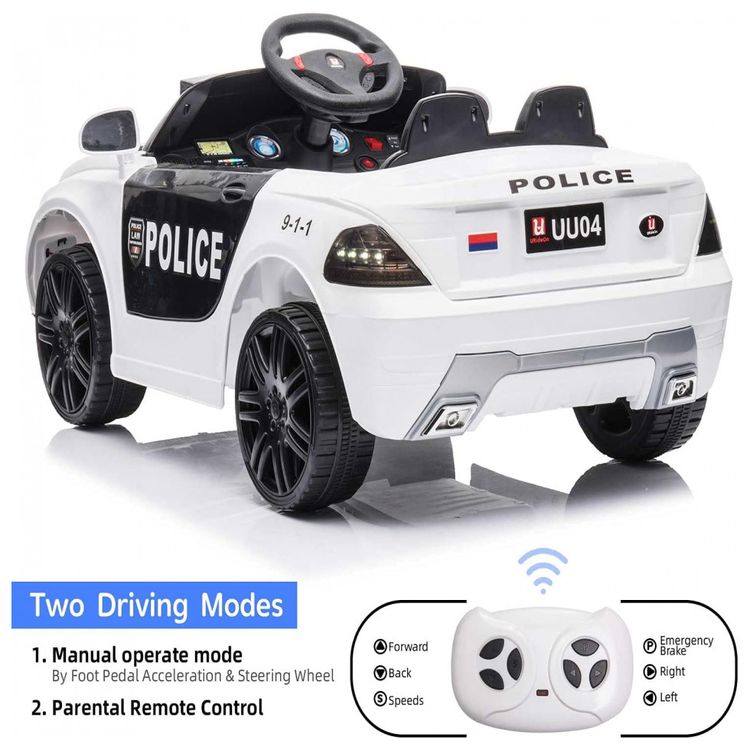 Carro-Eletrico-Policial-12V-Recarregavel-para-Criancas-2-foto-2
