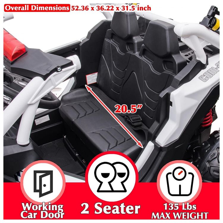 sopbost-Quadriculo-Policial-4X4-Eletrico-24V-para-Criancas-2-foto-5