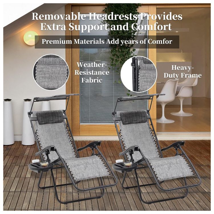 SUMETURE-Cadeira-Reclinavel-Ajustavel-Gravidade-Zero-com-foto-4