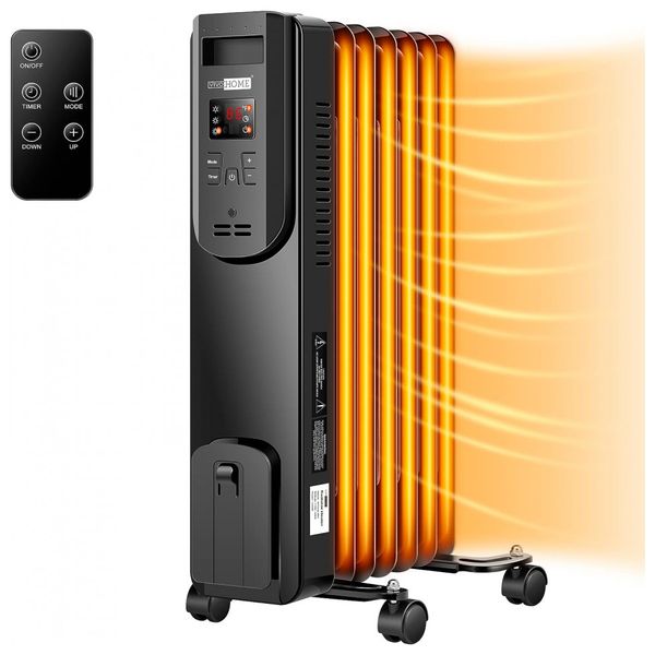 VIVOHOME-Aquecedor-Eletrico-a-Oleo-com-Termostato-Ajustavel-foto-0
