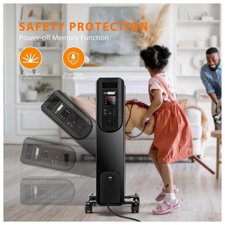 VIVOHOME-Aquecedor-Eletrico-a-Oleo-com-Termostato-Ajustavel-foto-4
