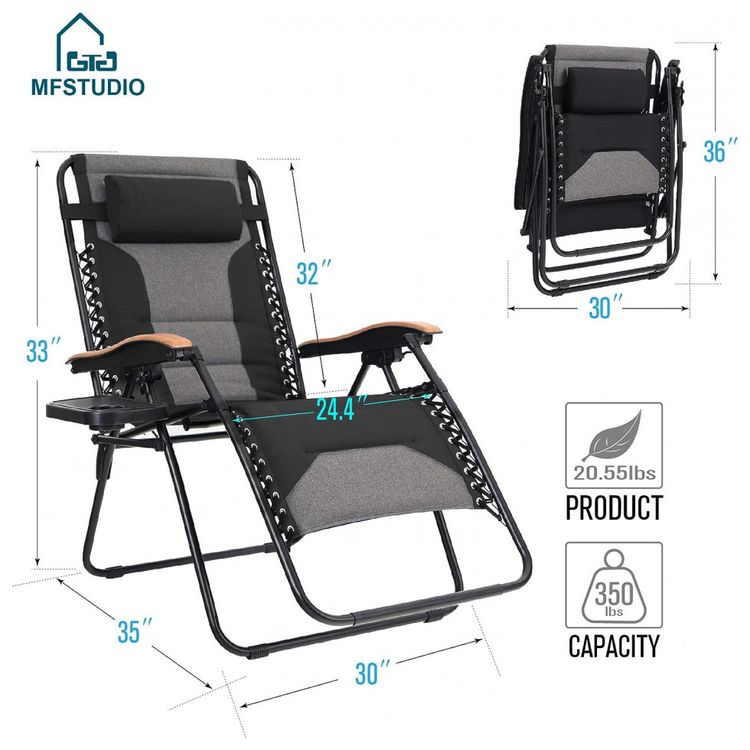 Cadeira-Reclinavel-Ajustavel-Gravidade-Zero-com-Apoio-de-foto-5