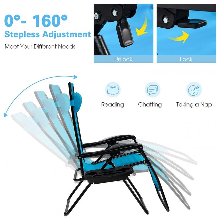 Goplus-Cadeira-Reclinavel-Ajustavel-Gravidade-Zero-com-Apoio-foto-3