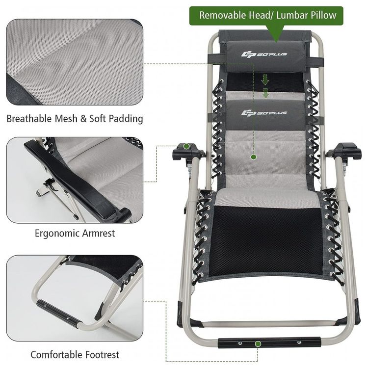 Cadeira-Reclinavel-Ajustavel-Gravidade-Zero-com-Apoio-de-foto-5