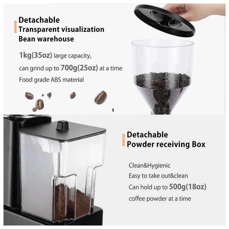 Moedor-de-Cafe-Eletrico-19-Niveis-de-Moagem-ate-1kg-Aco-foto-2