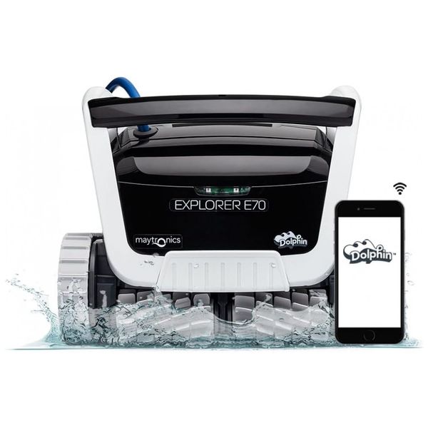 Robo-Limpador-de-Piscina-com-Controle-via-WiFi-e-Caddy-foto-0
