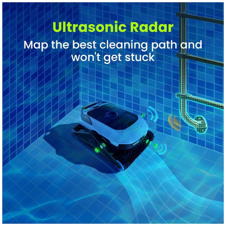Robo-Limpador-de-Piscina-sem-Fio-com-Mapeamento-Inteligente-foto-2