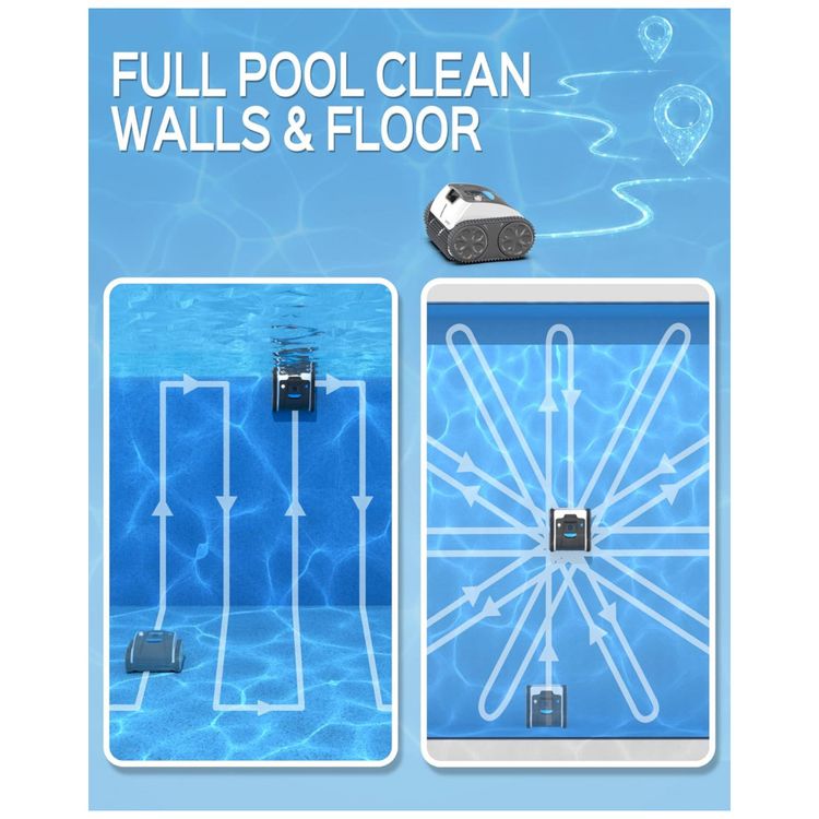 Robo-Limpador-de-Piscina-sem-Fio-com-Funcao-de-Escalada-na-foto-3
