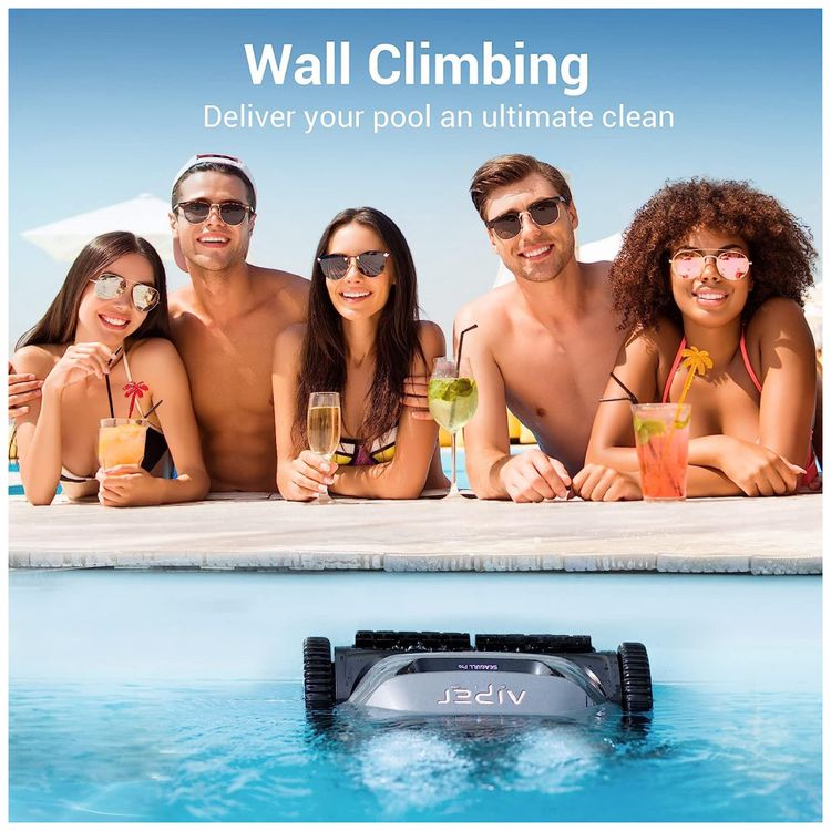 Robo-Limpador-de-Piscina-com-Sistema-de-Motor-Quadruplo-a-foto-4