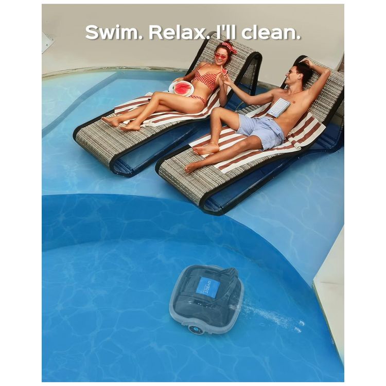 Robo-Limpador-de-Piscina-sem-Fio-com-Bateria-ate-13H-e-foto-1