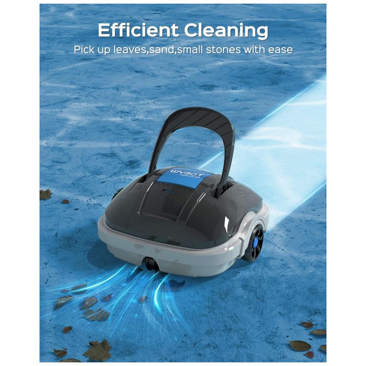 Robo-Limpador-de-Piscina-sem-Fio-com-Bateria-ate-13H-e-foto-2