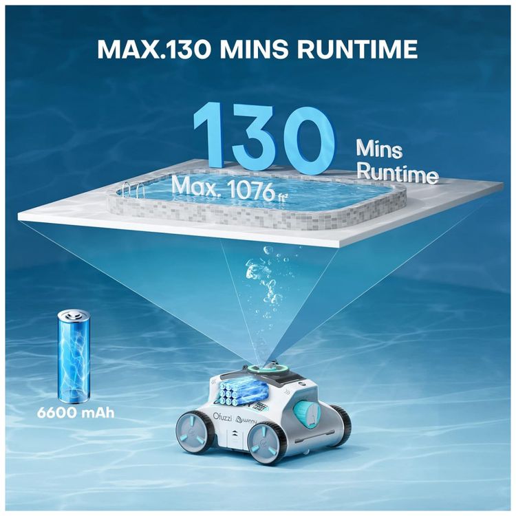 Robo-Limpador-de-Piscina-sem-Fio-com-Tempo-de-Execucao-foto-2