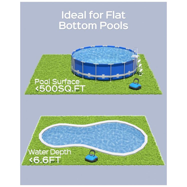 Robo-Limpador-de-Piscina-sem-Fio-com-Succao-Potente-e-Motor-foto-4