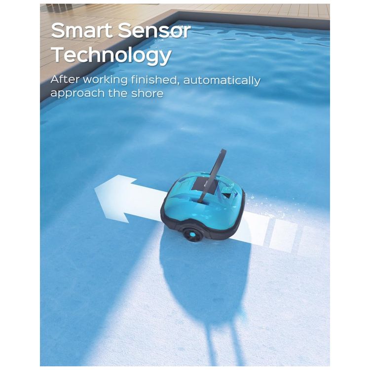 Robo-Limpador-de-Piscina-sem-Fio-com-Succao-Potente-e-Motor-foto-2