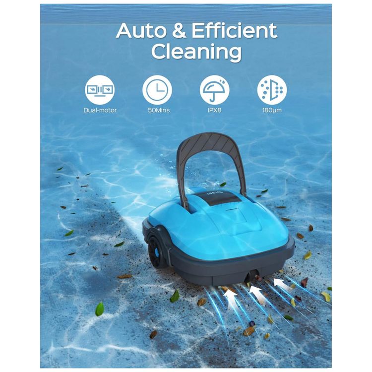 Robo-Limpador-de-Piscina-sem-Fio-com-Succao-Potente-e-Motor-foto-3