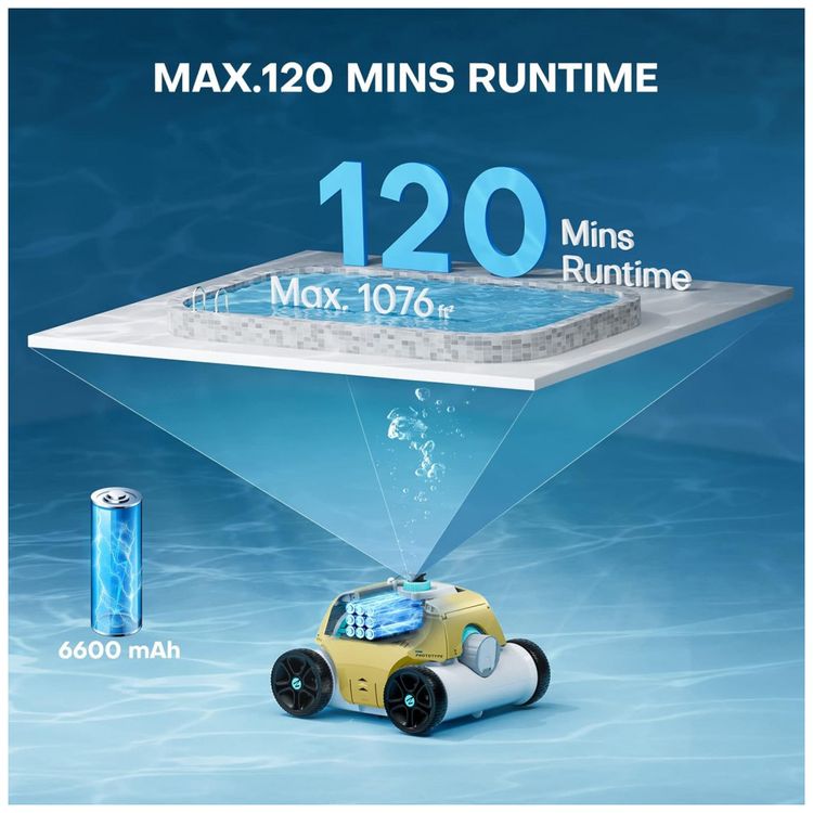 Robo-Limpador-de-Piscina-sem-Fio-com-Bateria-ate-2H-foto-1