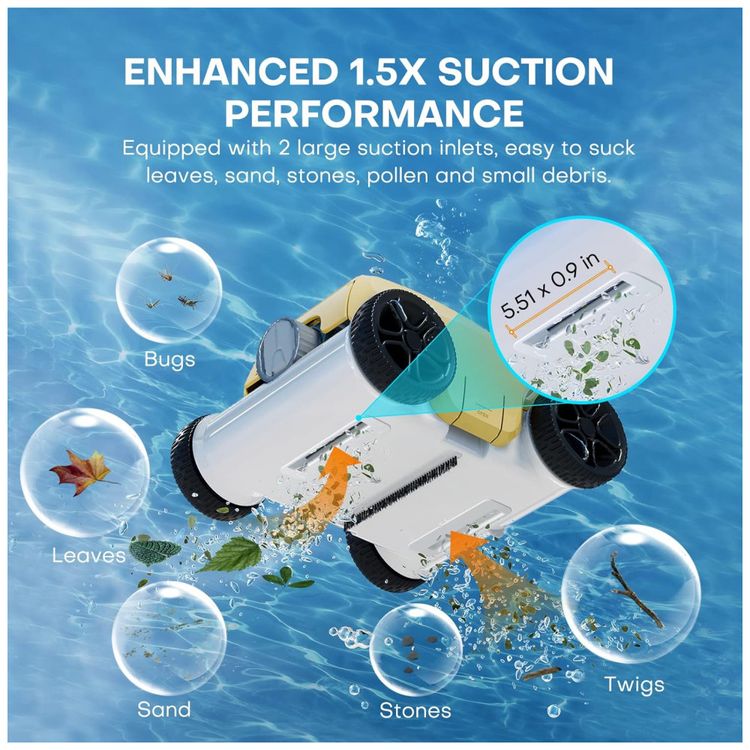 Robo-Limpador-de-Piscina-sem-Fio-com-Bateria-ate-2H-foto-2