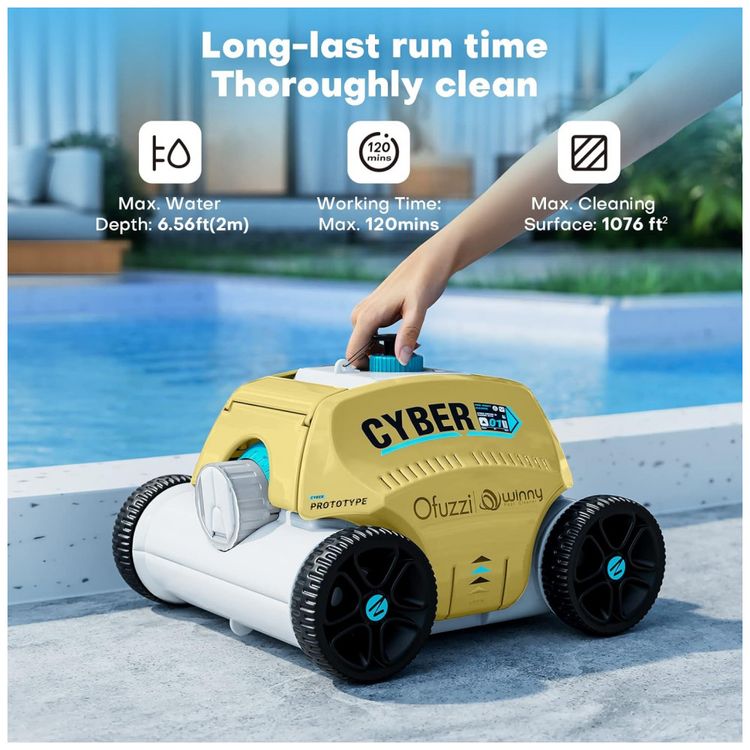 Robo-Limpador-de-Piscina-sem-Fio-com-Bateria-ate-2H-foto-4