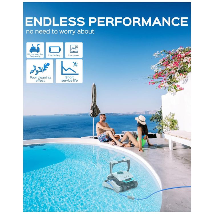 Robo-Limpador-de-Piscina-com-Succao-Ultra-Forte-Escalada-de-foto-2