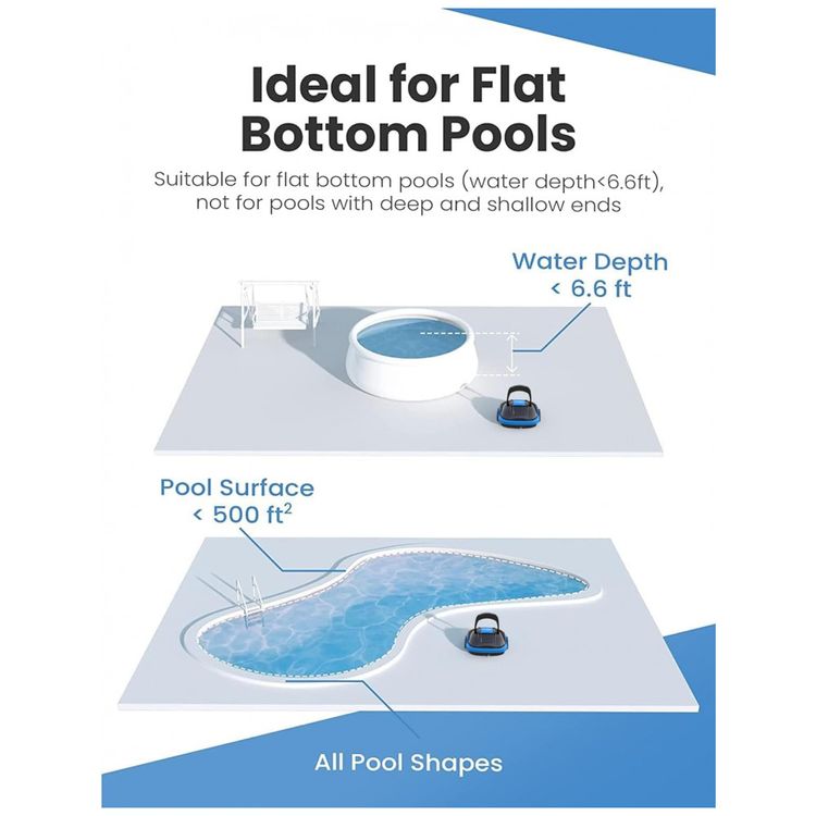 Robo-Limpador-de-Piscina-sem-Fio-com-Succao-Potente-e-Motor-foto-4