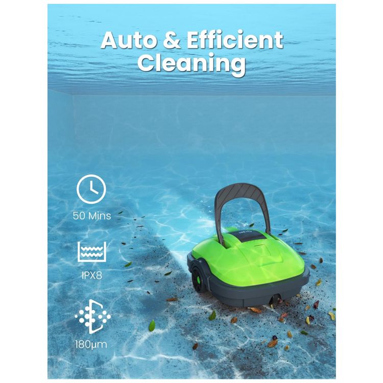Robo-Limpador-de-Piscina-sem-Fio-com-Succao-Potente-e-Motor-foto-2