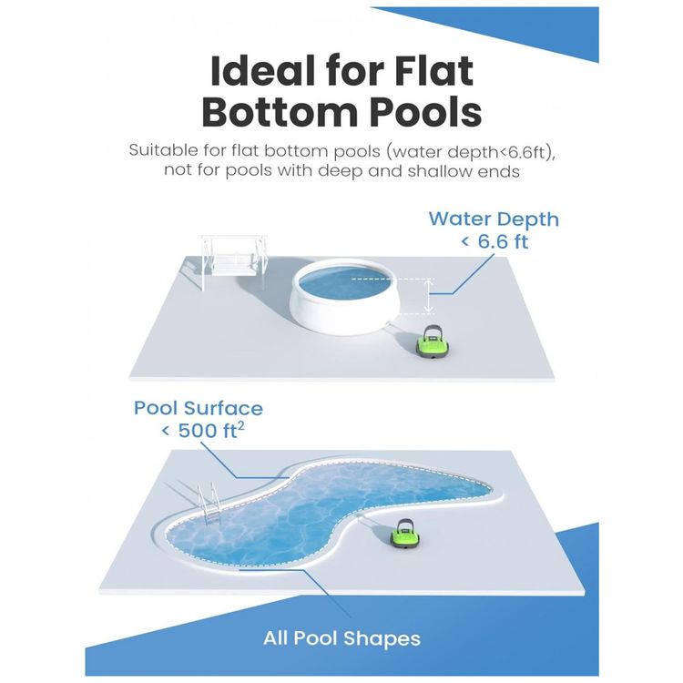 Robo-Limpador-de-Piscina-sem-Fio-com-Succao-Potente-e-Motor-foto-5
