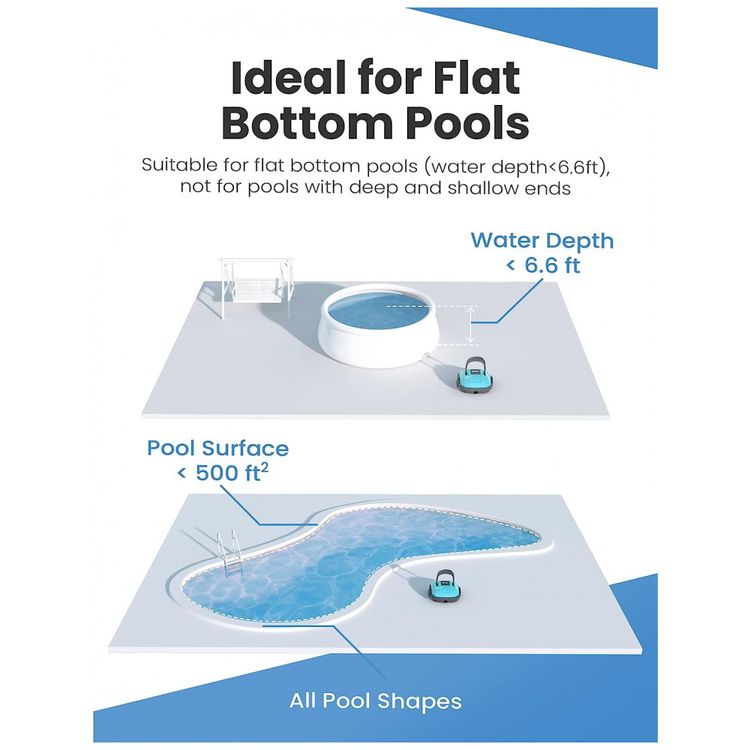 Robo-Limpador-de-Piscina-sem-Fio-com-Succao-Potente-Motor-foto-5