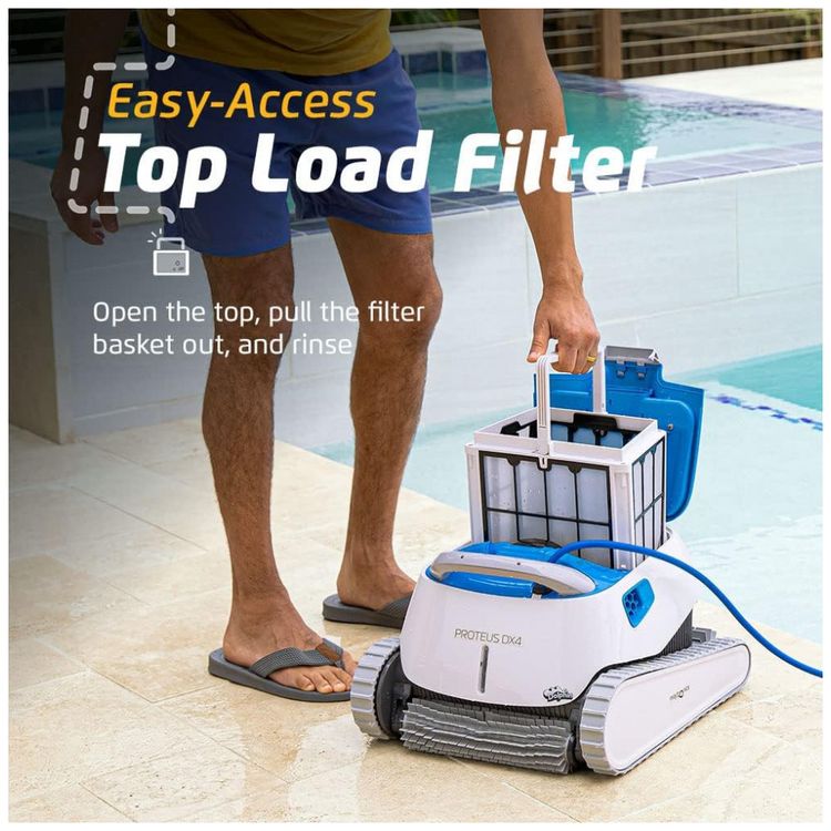 Robo-Limpador-de-Piscina-com-Escalada-em-Parede-Esfrega-foto-4