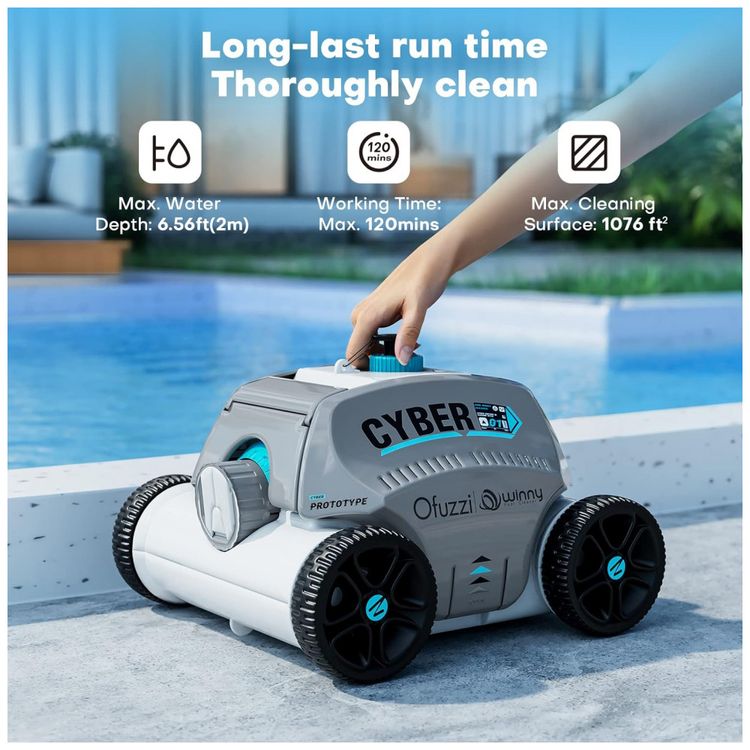 Robo-Limpador-de-Piscina-sem-Fio-com-Bateria-ate-2H-foto-4