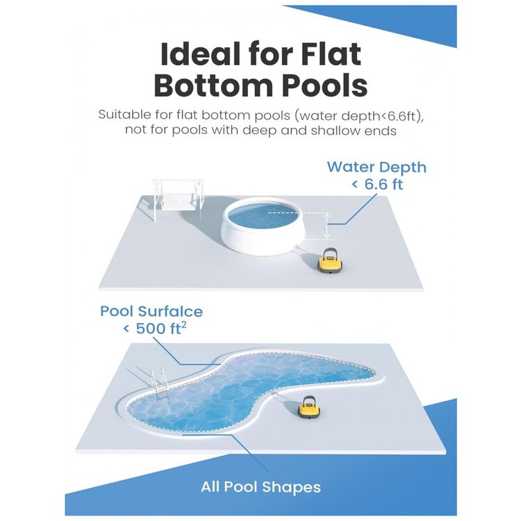 Robo-Limpador-de-Piscina-sem-Fio-com-Succao-Potente-Motor-foto-5