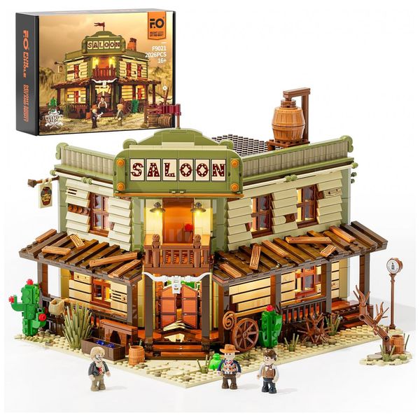 Kit-de-Construcao-Bar-Western-Saloon-The-Old-West-Saloon-com-foto-0