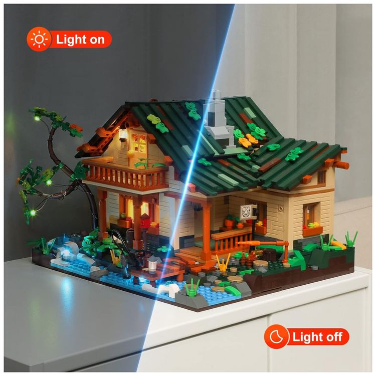Kit-de-Construcao-Lakeside-Lodge-com-Luz-LED-e-1969-Pecas-foto-1
