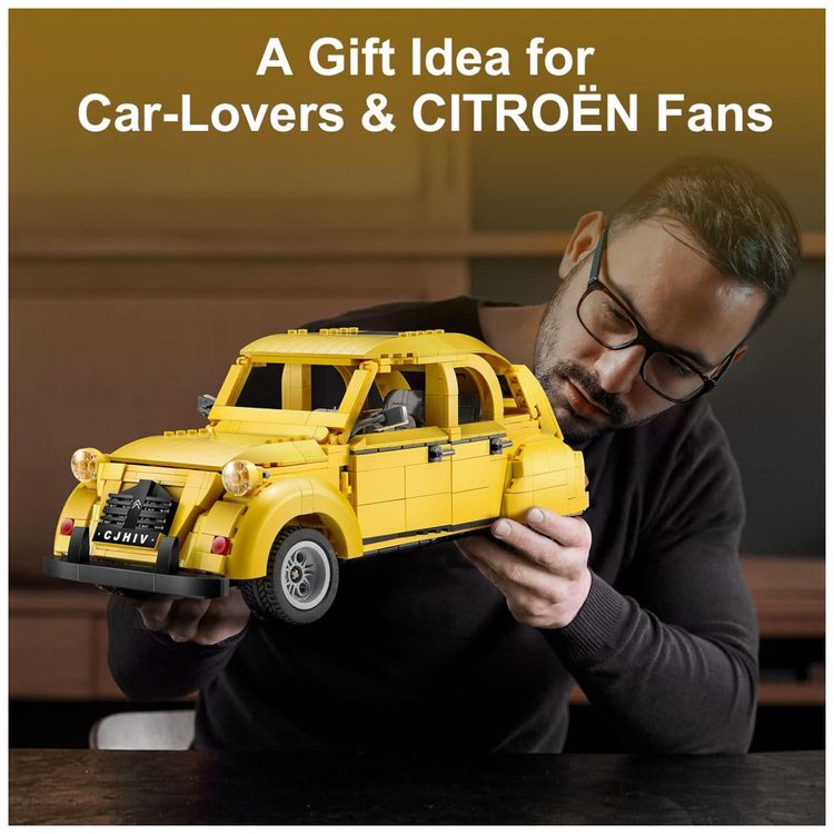 Kit-de-Construcao-Carro-de-Corrida-Citroen-2CV-com-298-foto-2