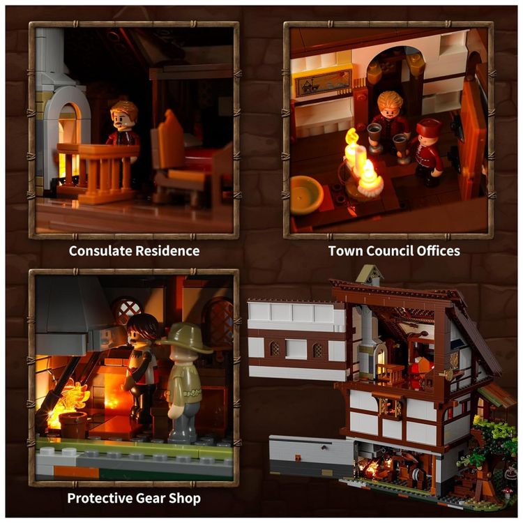 Kit-de-Construcao-Cidade-Medieval-com-Luz-LED-e-2614-Pecas-foto-1