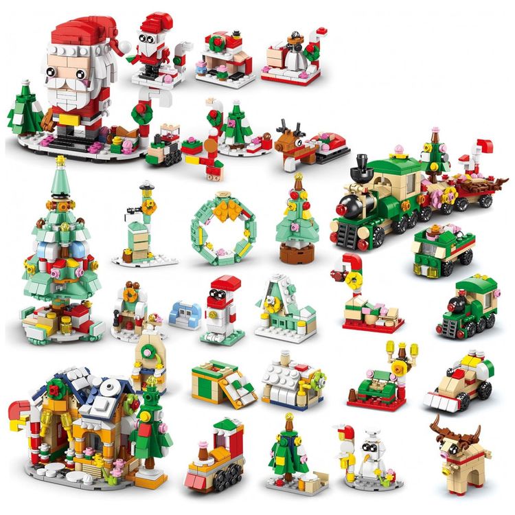 Kit-de-Construcao-6-em-1-Itens-de-Natal-URMOMENT-Vermelho-foto-0