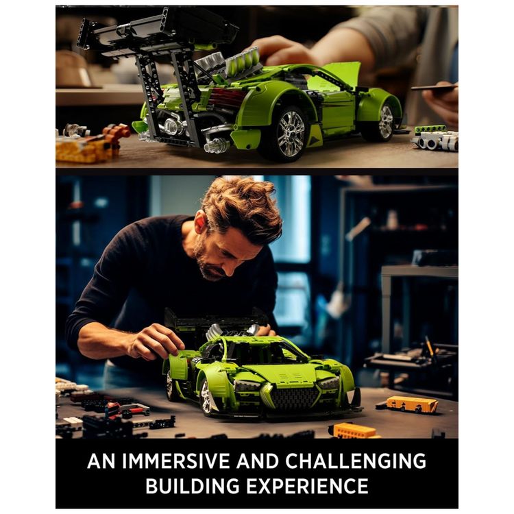 Kit-de-Construcao-Carro-Esportivo-SR8-com-2641-Pecas-foto-3